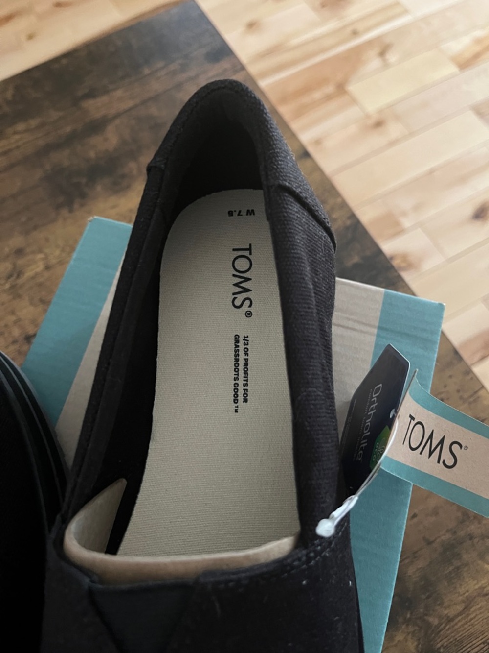 NWT TOMS Alp Midform Espadrille - Picture 5 of 6